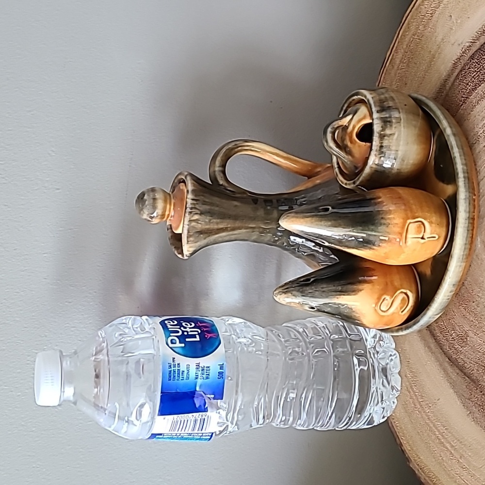 EUC Vintage  Ineke pottery condiment set - Picture 3 of 15